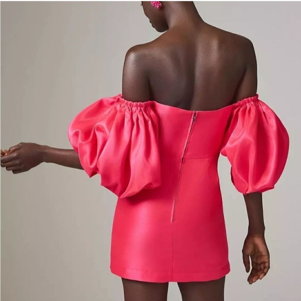 NWT Audette Off-The-Shoulder Puff-Sleeve Mini Dress (Anthropologie)